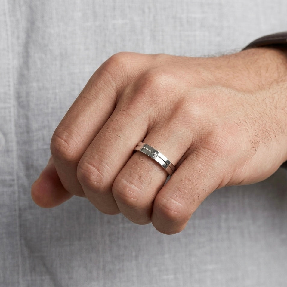 Simply said silver ring