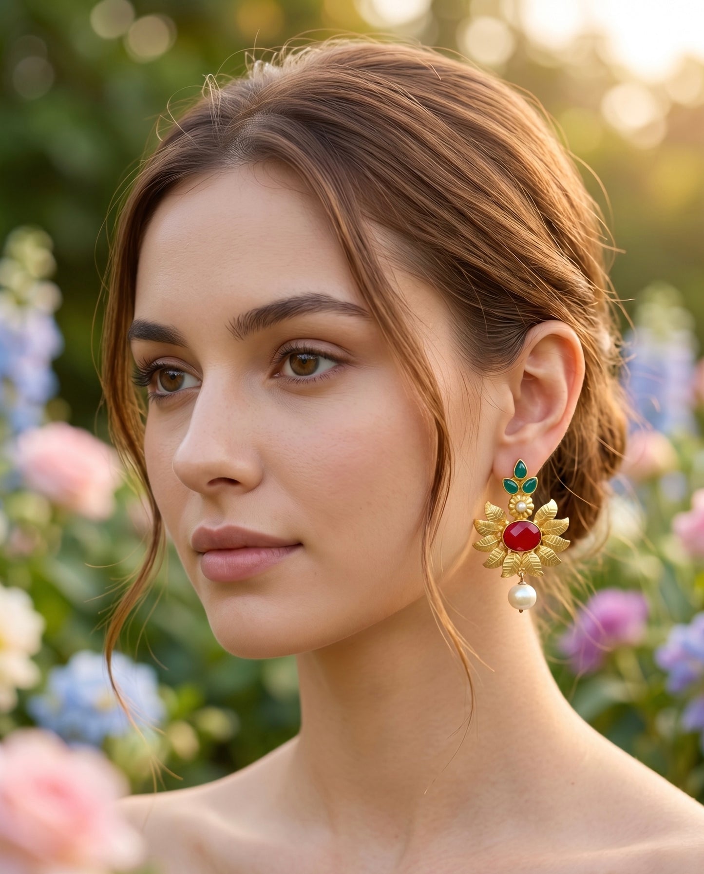 Gulnaar Pearl Danglers