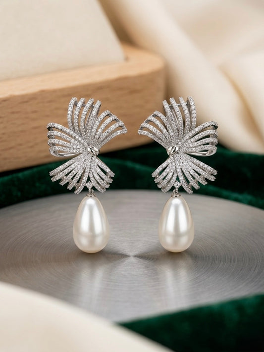 Vera Pearl Statement Earrings