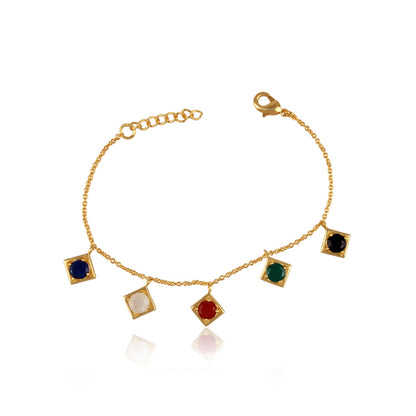 the gorgeous charmer multicolored bracelet