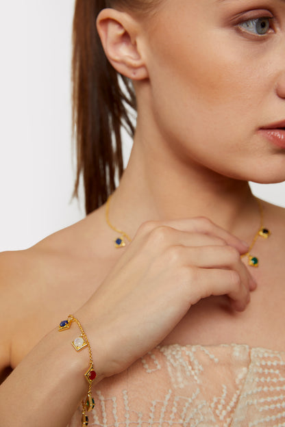 the gorgeous charmer multicolored bracelet