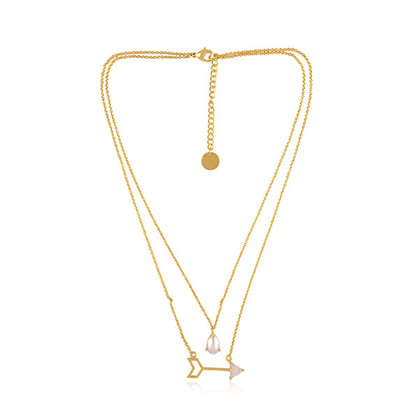 the love for intricacy pearl layered necklace