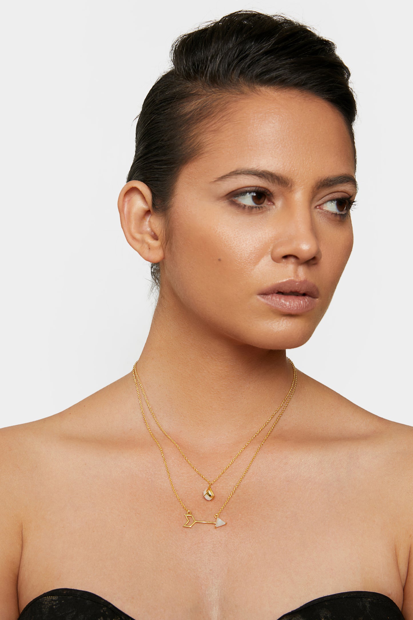 the love for intricacy pearl layered necklace
