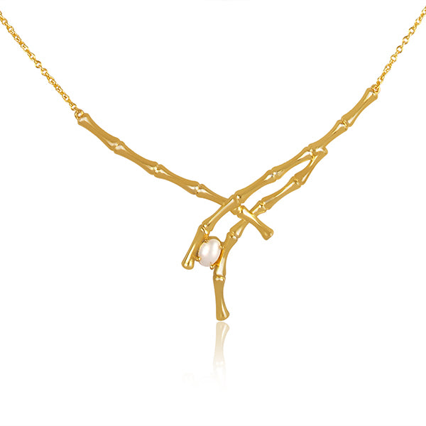 The gorgeous charmer pearl necklace