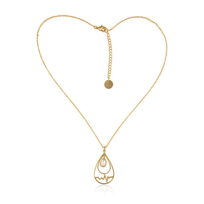 charming beauty oval pearl necklace