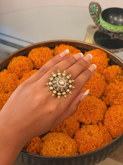 Surya Kundan Ring