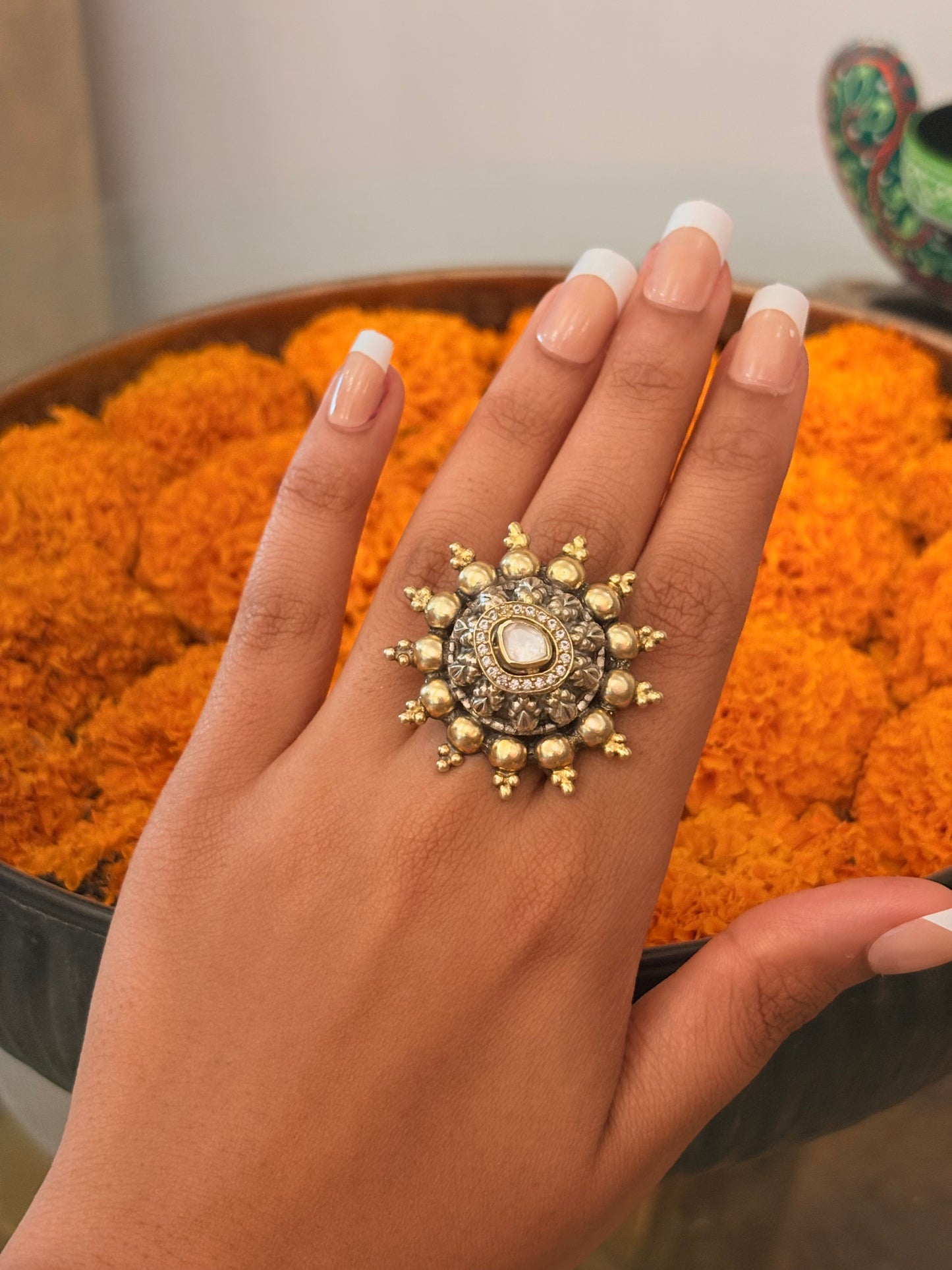 Surya Kundan Ring
