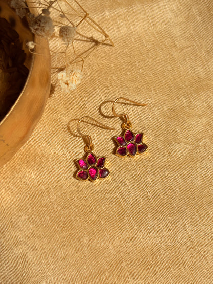Royal Lotus 92.5 Silver Earrings