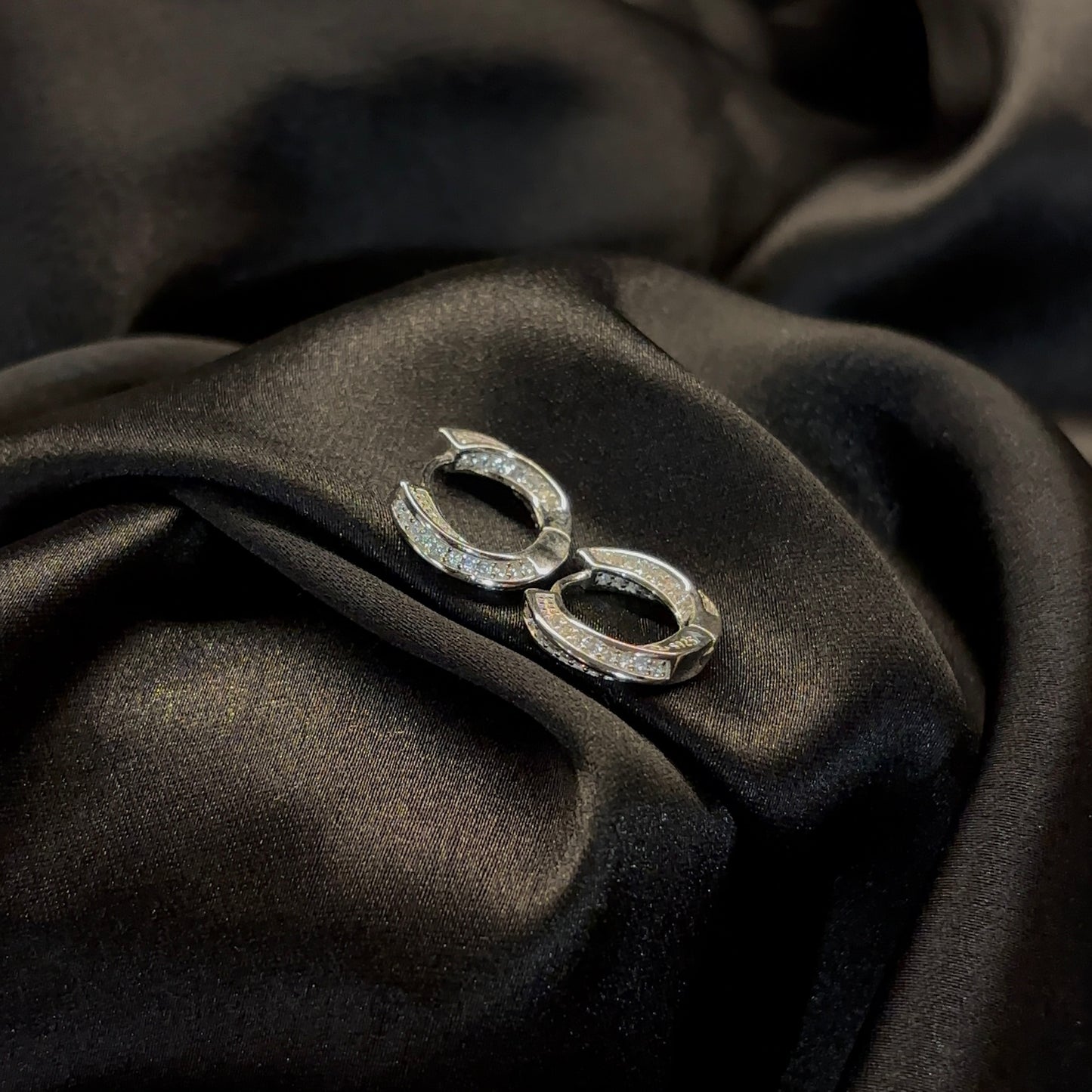 Crystal Curve Hoops