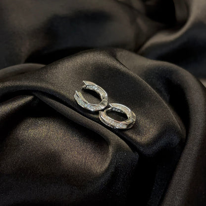 Crystal Curve Hoops
