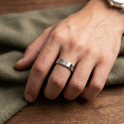 Boundless silver ring