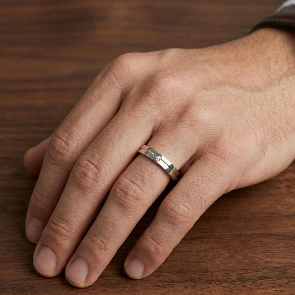 Simply said silver ring