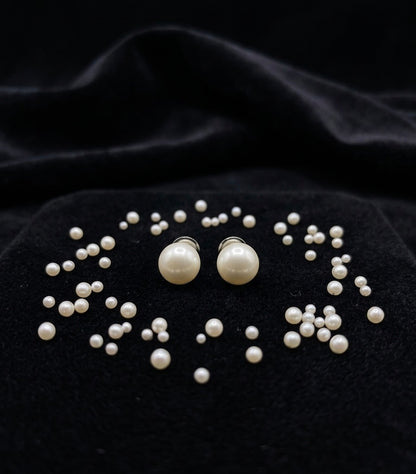Pearl Essence Studs – Classic Pearl Everyday Earrings