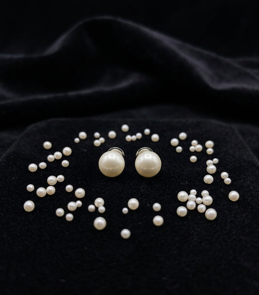 Pearl Essence Studs – Classic Pearl Everyday Earrings