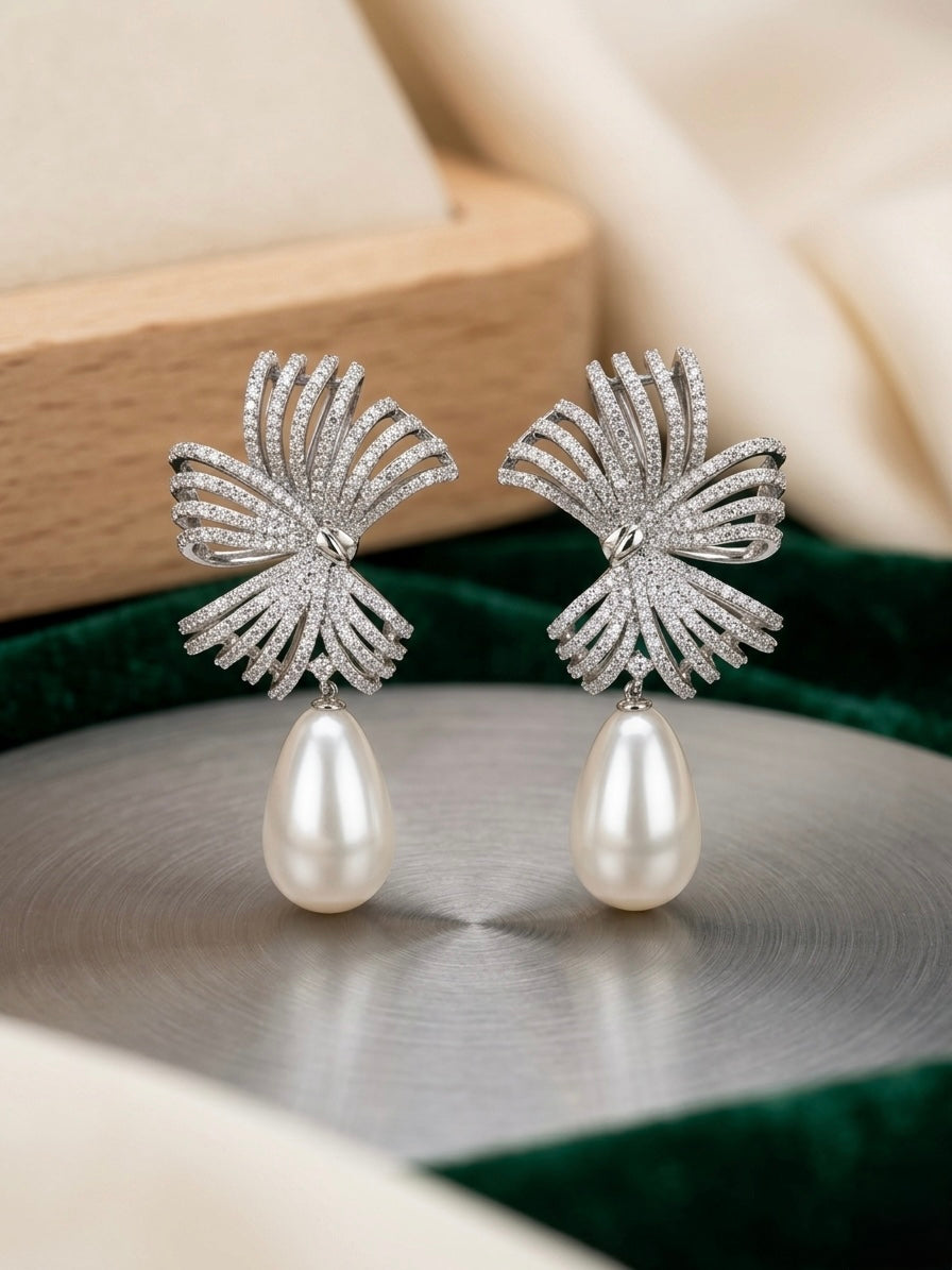 Vera Pearl Statement Earrings