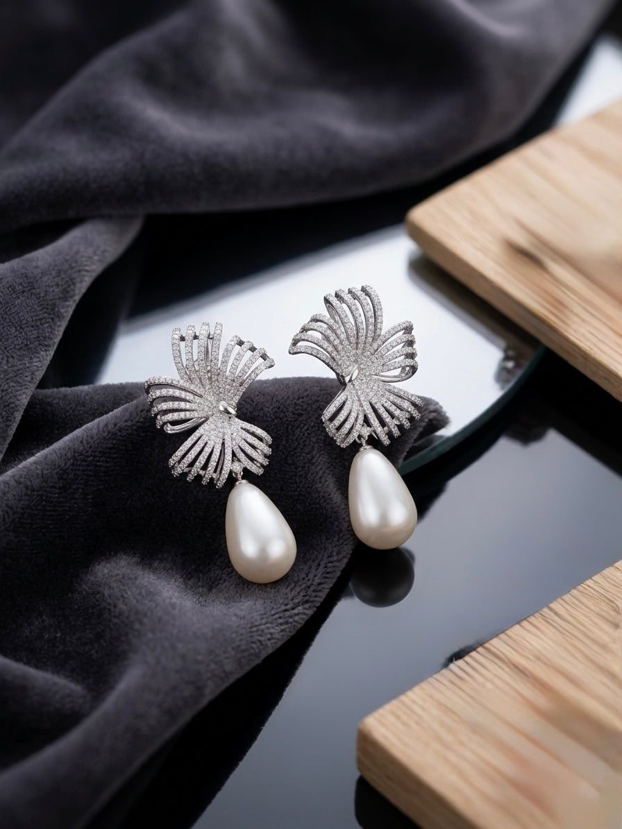 Vera Pearl Statement Earrings