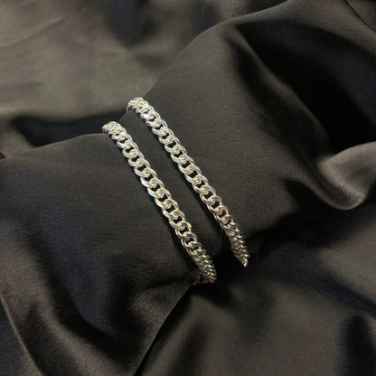 Silver Cuban Link Bracelet