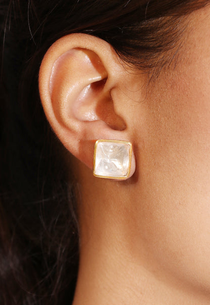Maharani Sheesh Kundan Studs