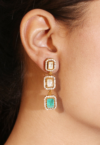 Victorian Panna Regal 92.5 Silver Earrings